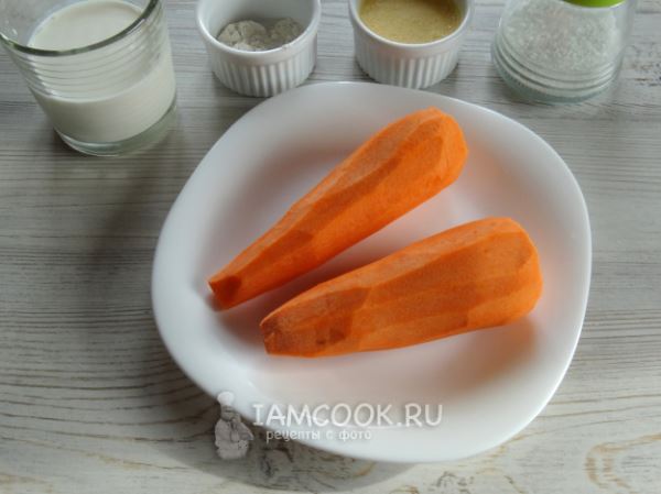Пюре из моркови со сливками