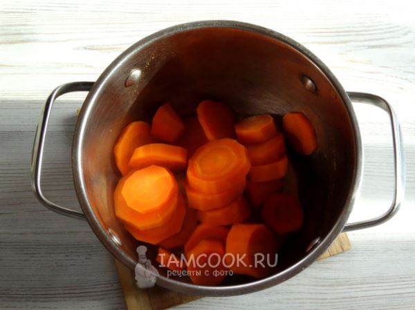 Пюре из моркови со сливками