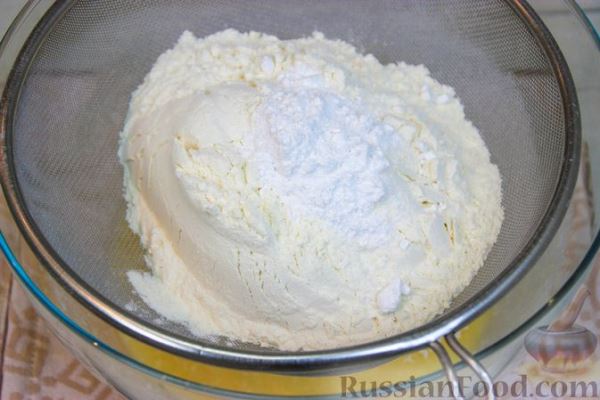 Кокосовый пирог со сливками